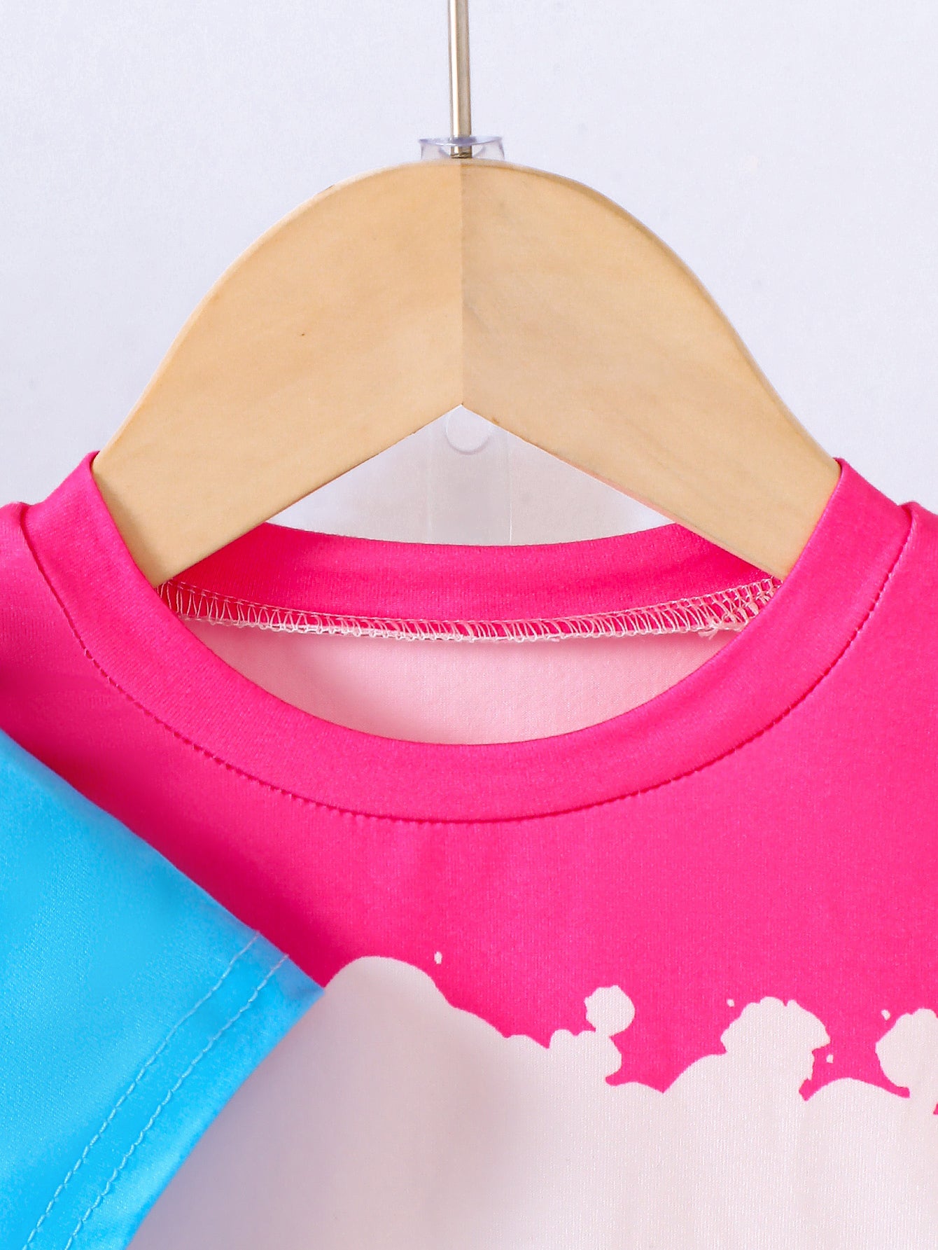 6PCS Baby Girl Clothes Set Short Sleeve Apple Crayon Print Outfits for School Play