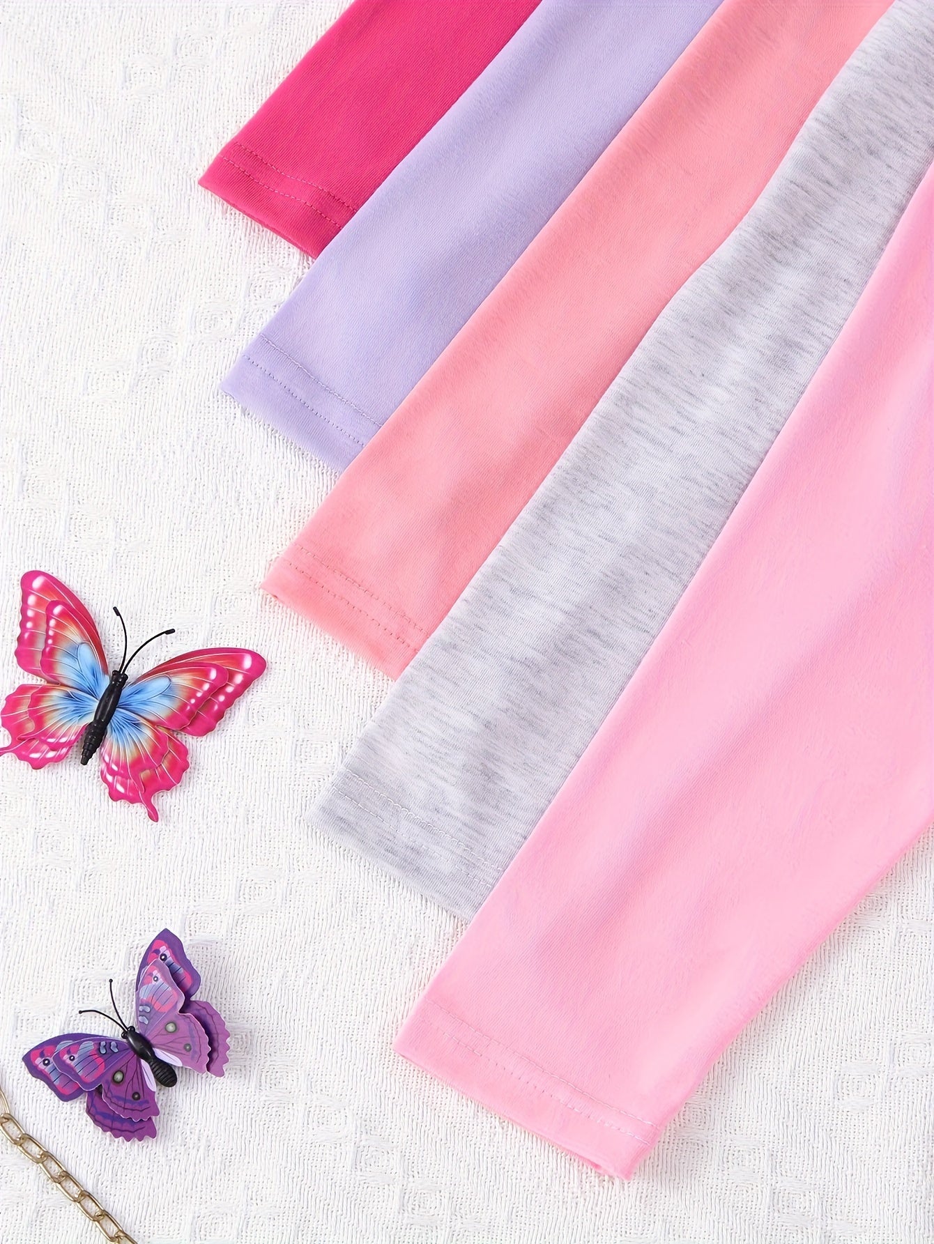 10-Pack Baby Solid Color Long Sleeve Top and Pants Set in Soft Comfortable Knit Fabric