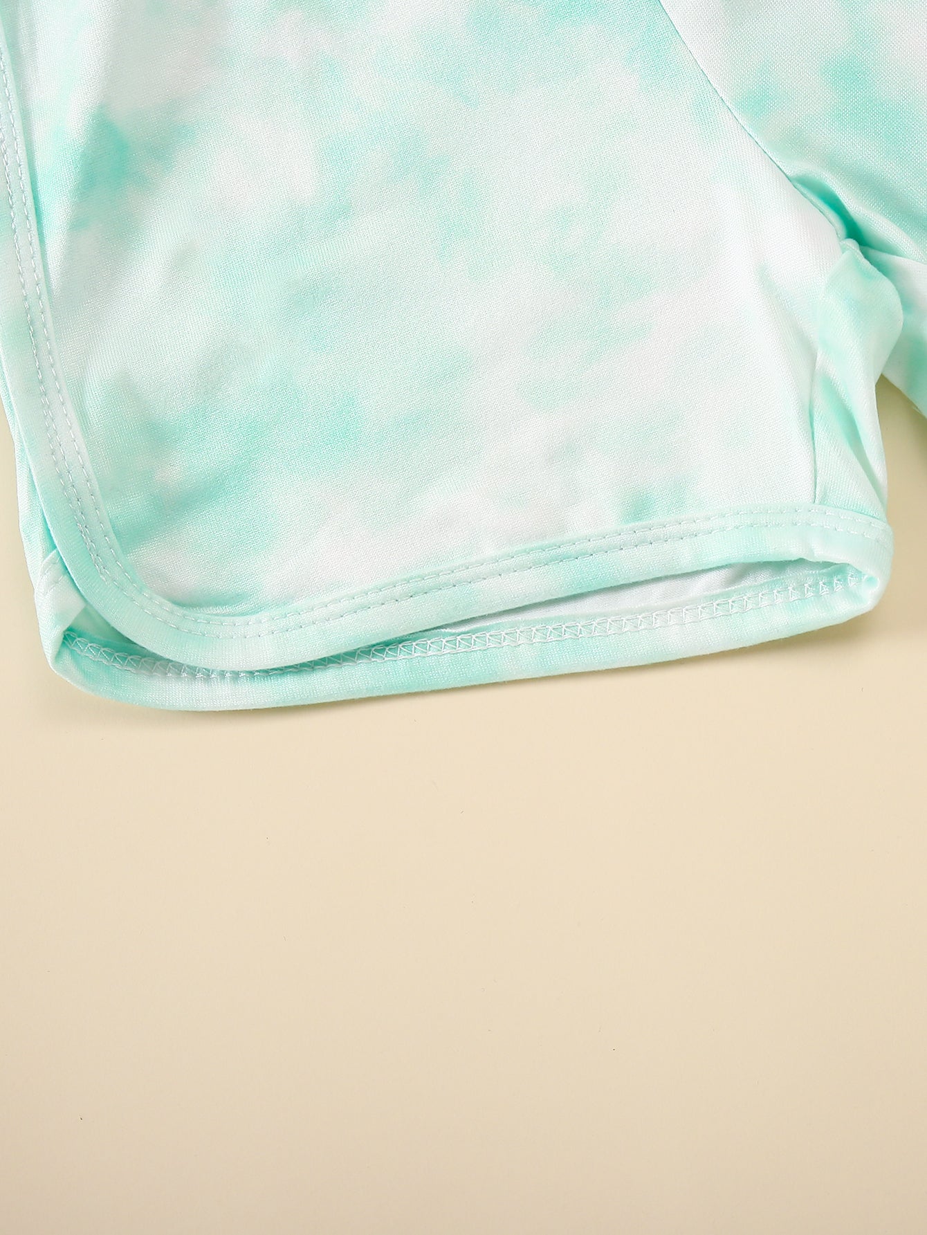 10-Pack Girls' Solid Color Casual Tie-Dye Tank Top and Shorts Set – Lightweight, Soft, and Comfortable Knit Fabric