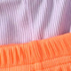10-Piece Baby Girl Solid Color Ribbed Ice Silk Tank Top and Shorts Set, Soft and Comfortable